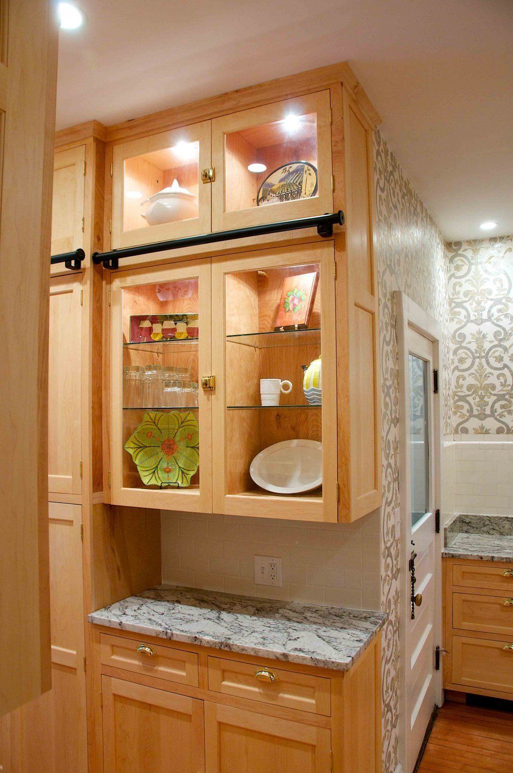 Wooden Modern Kitchen — Cleveland, OH — Trademark Carpentry Service