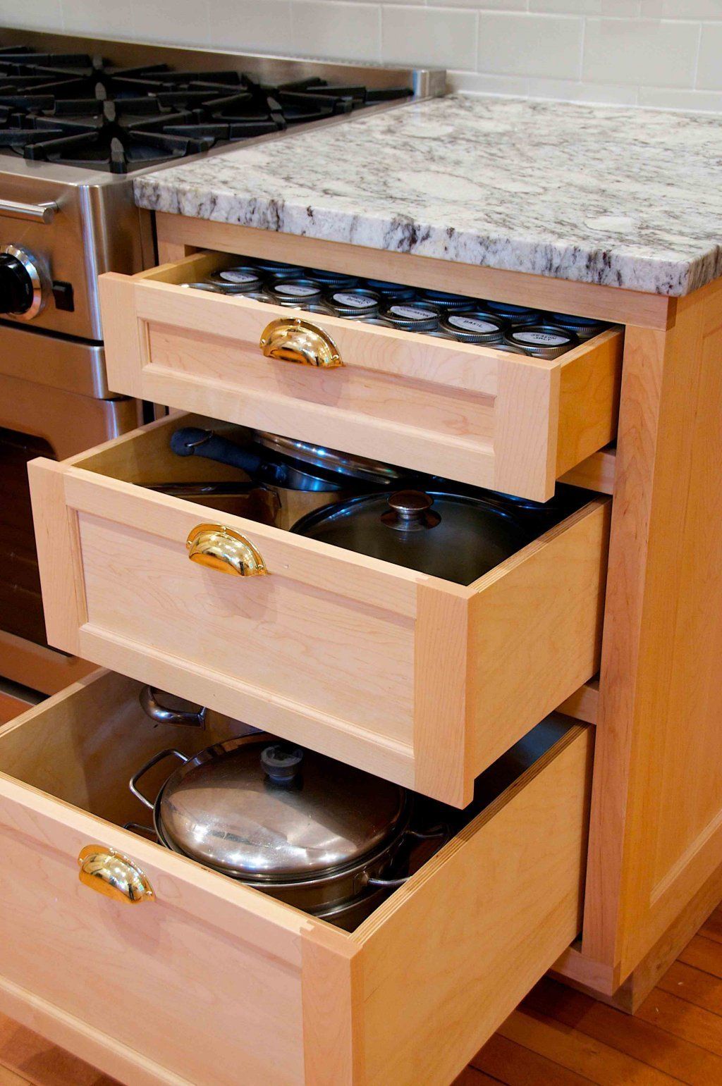 Three Open Wood Drawer — Cleveland, OH — Trademark Carpentry Service