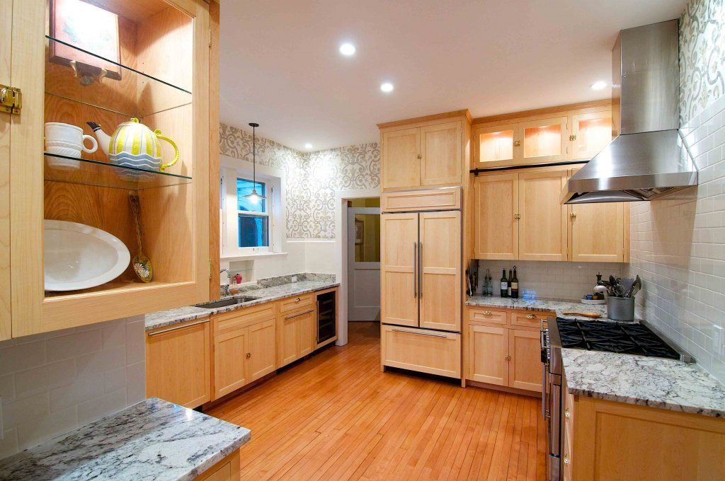 Kitchen Wood Cabinets — Cleveland, OH — Trademark Carpentry Service