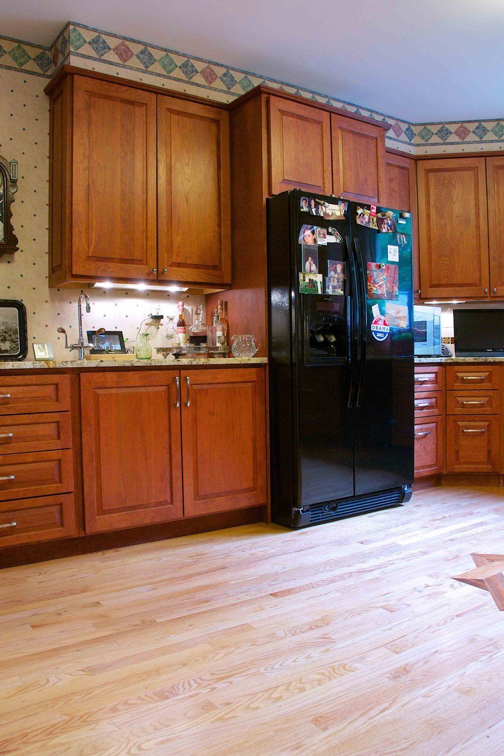 Wooden Cabinets and Appliances — Cleveland, OH — Trademark Carpentry Service