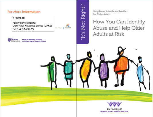 Informational flyer titled Crime Prevention & Safety, featuring close-up hands resting on a lap, on a green background.