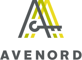 Un logo pour avenord avec une lettre a et une clé