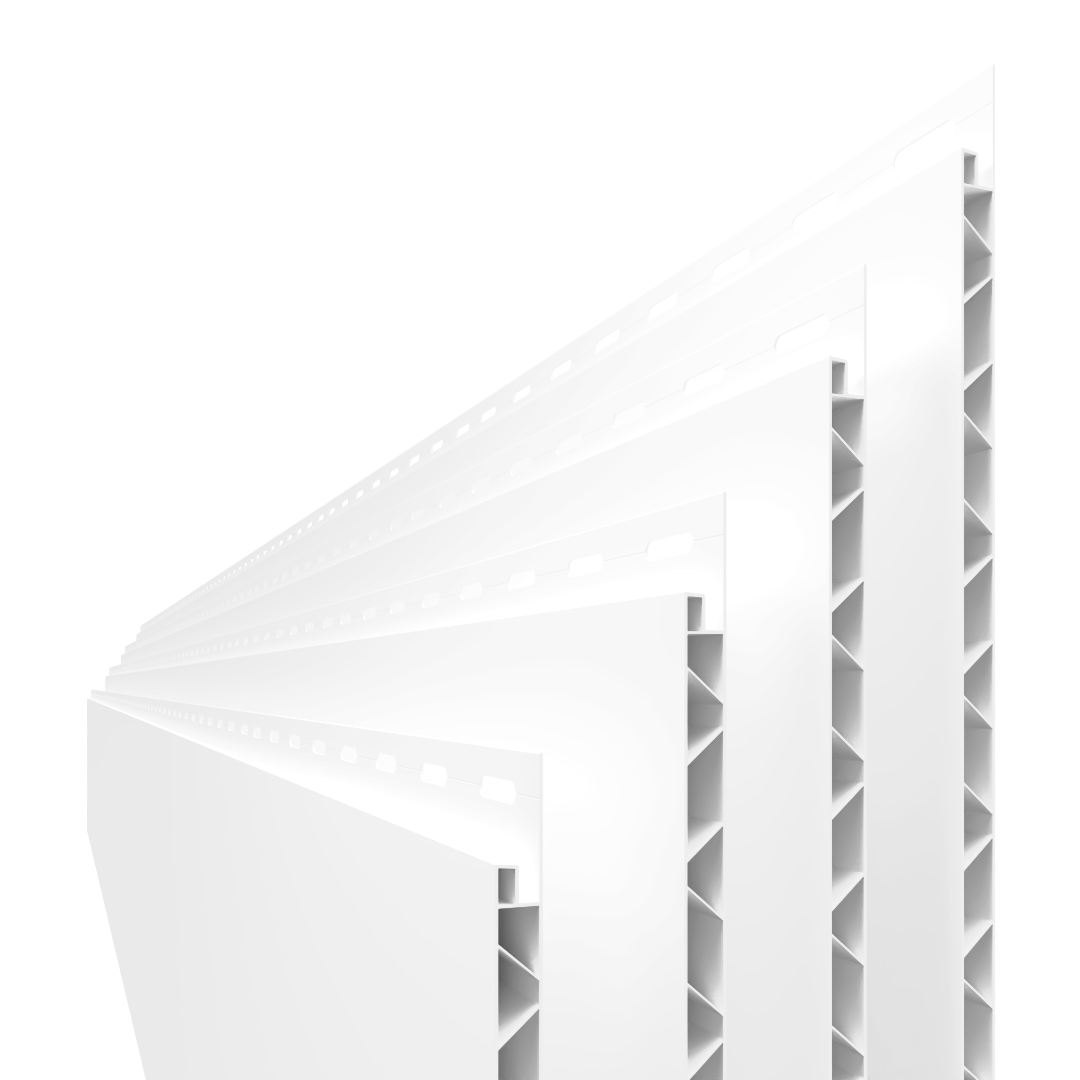 Une pile de feuilles de carton blanches empilées les unes sur les autres sur un fond blanc.