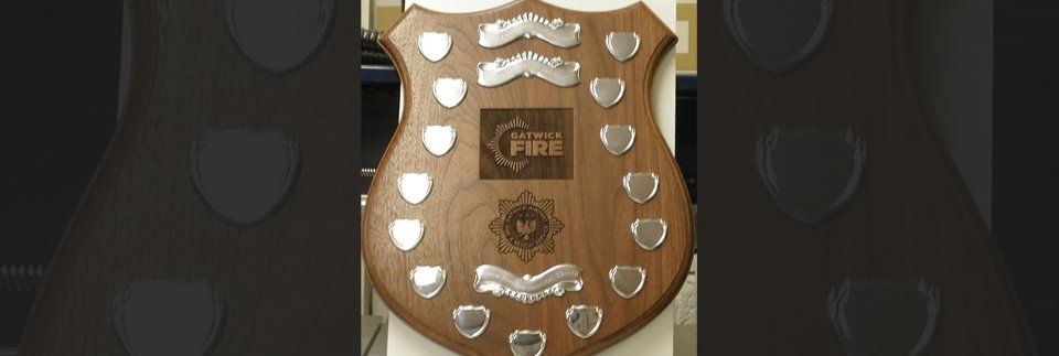 Gatwick Fire Engraved Trophy