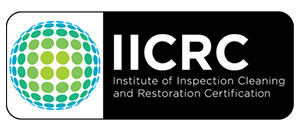 The logo for the institute of inspection cleaning and restoration certification