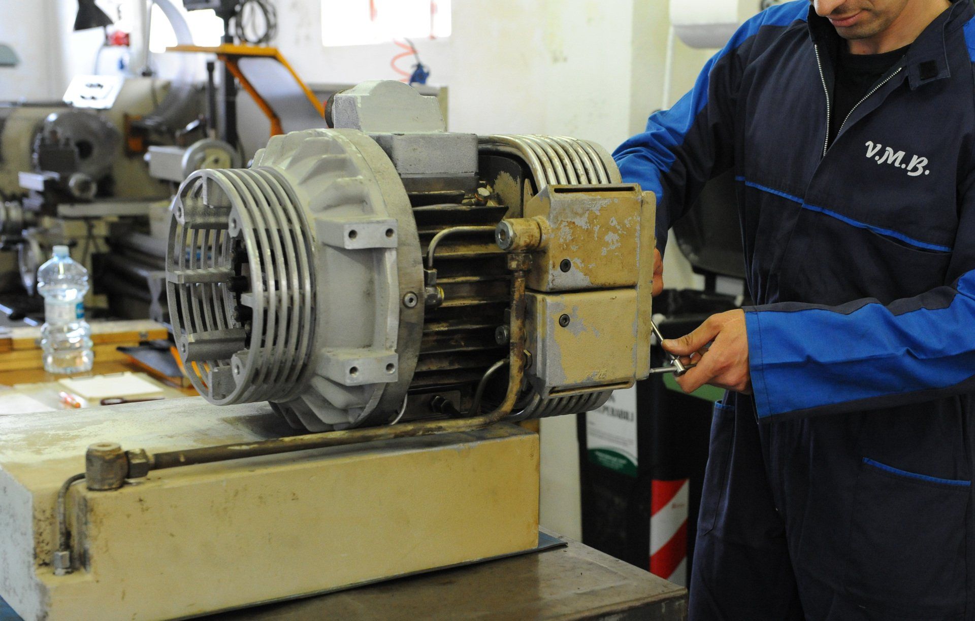 manutenzione pompa per vuoto lubrificata