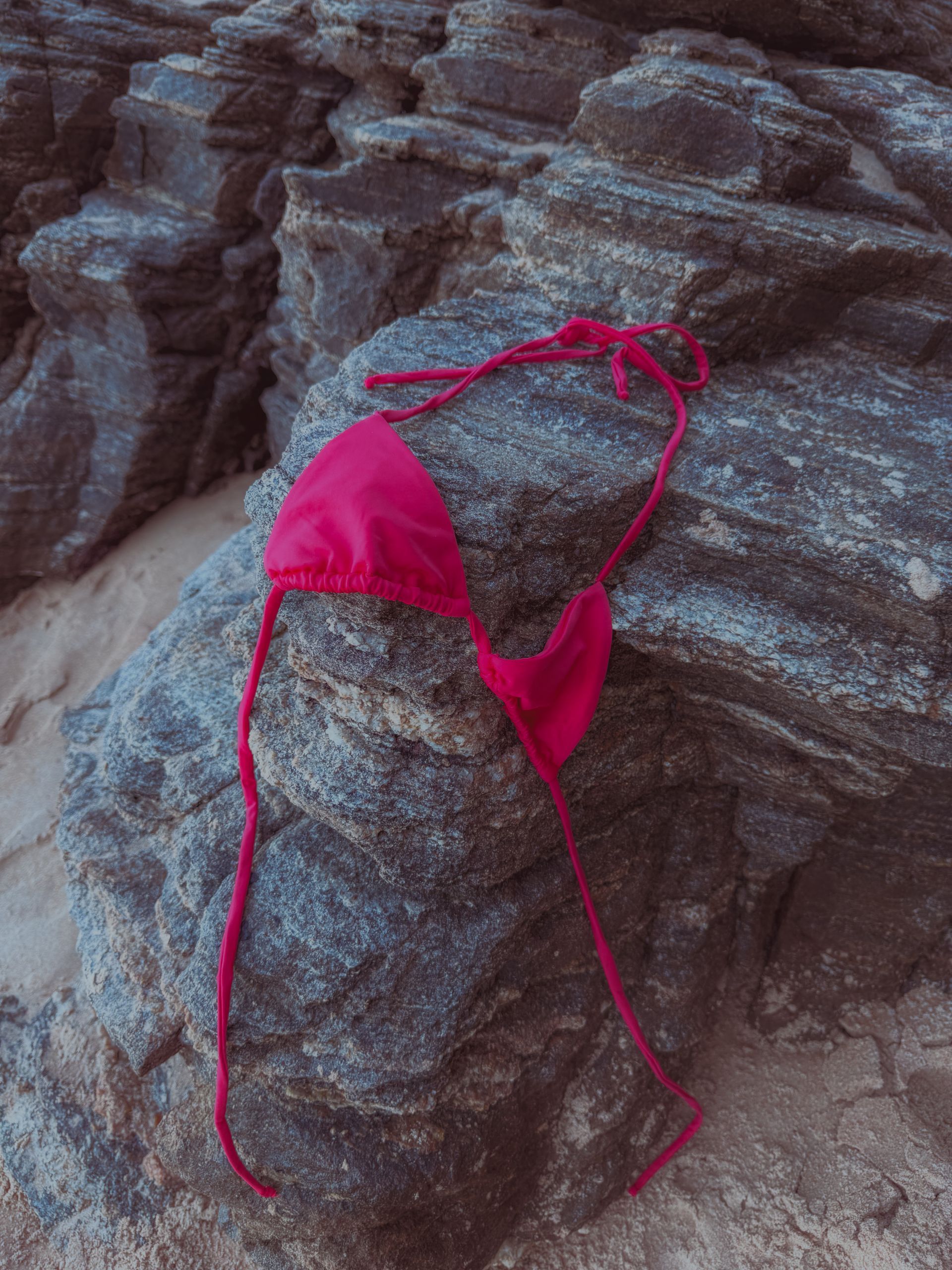 Top Biquíni Cortininha Vermelho com Proteção UV50+ | Biquini Vermelho