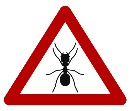 Pest control icon warning sign — Exterminator in Pine Brook, NJ