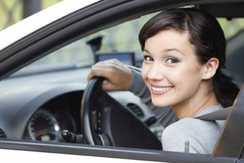 Woman Driving, Sherman, TX