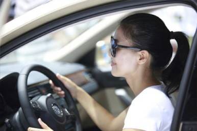 Teen girl Learning to Drive, Sherman, TX