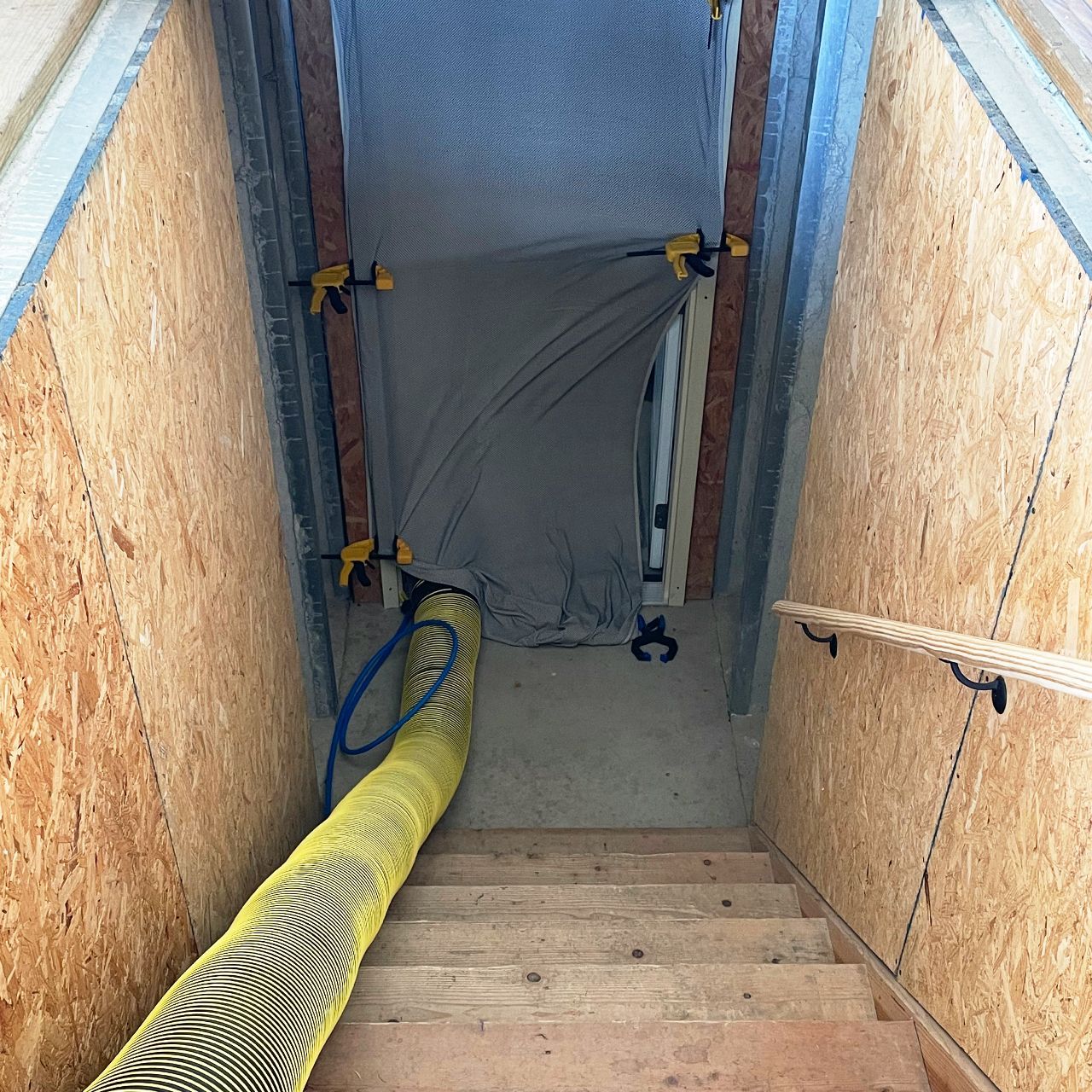 Gorjanc Home Service’s vacuum hose is connected to your ductwork and carries dirt and debris away.