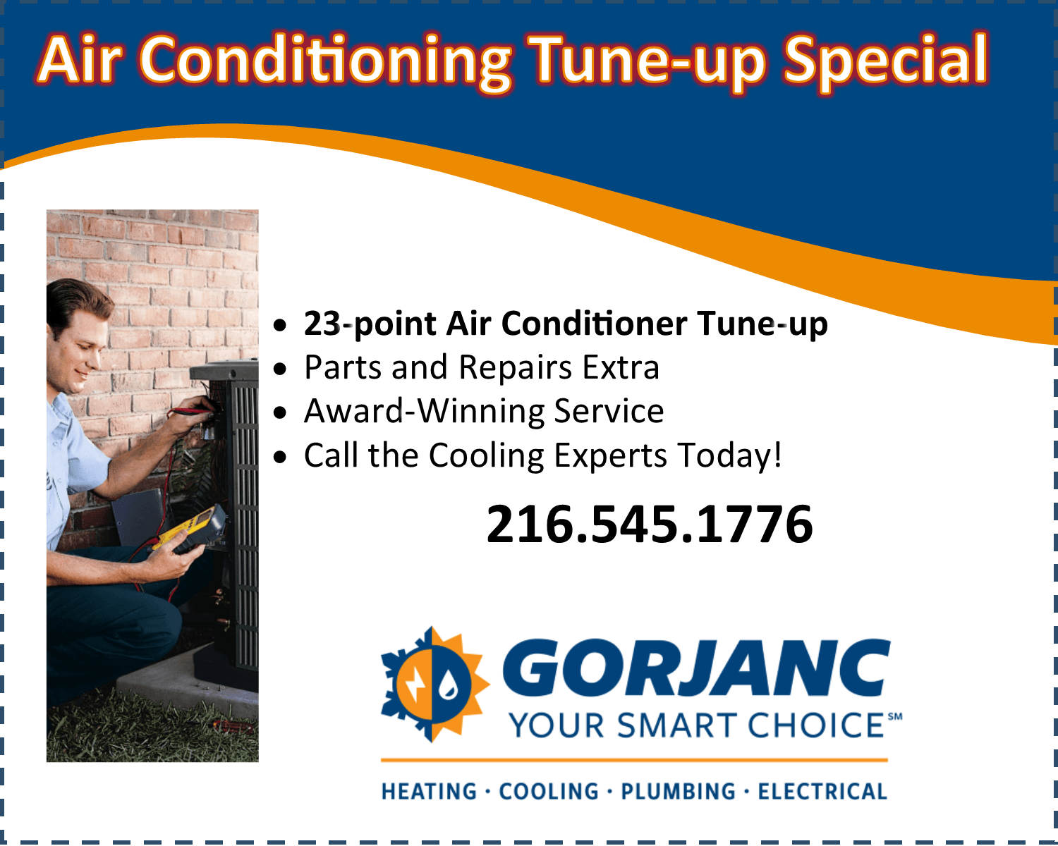 Gorjanc Air Conditioning Tune-Up Special