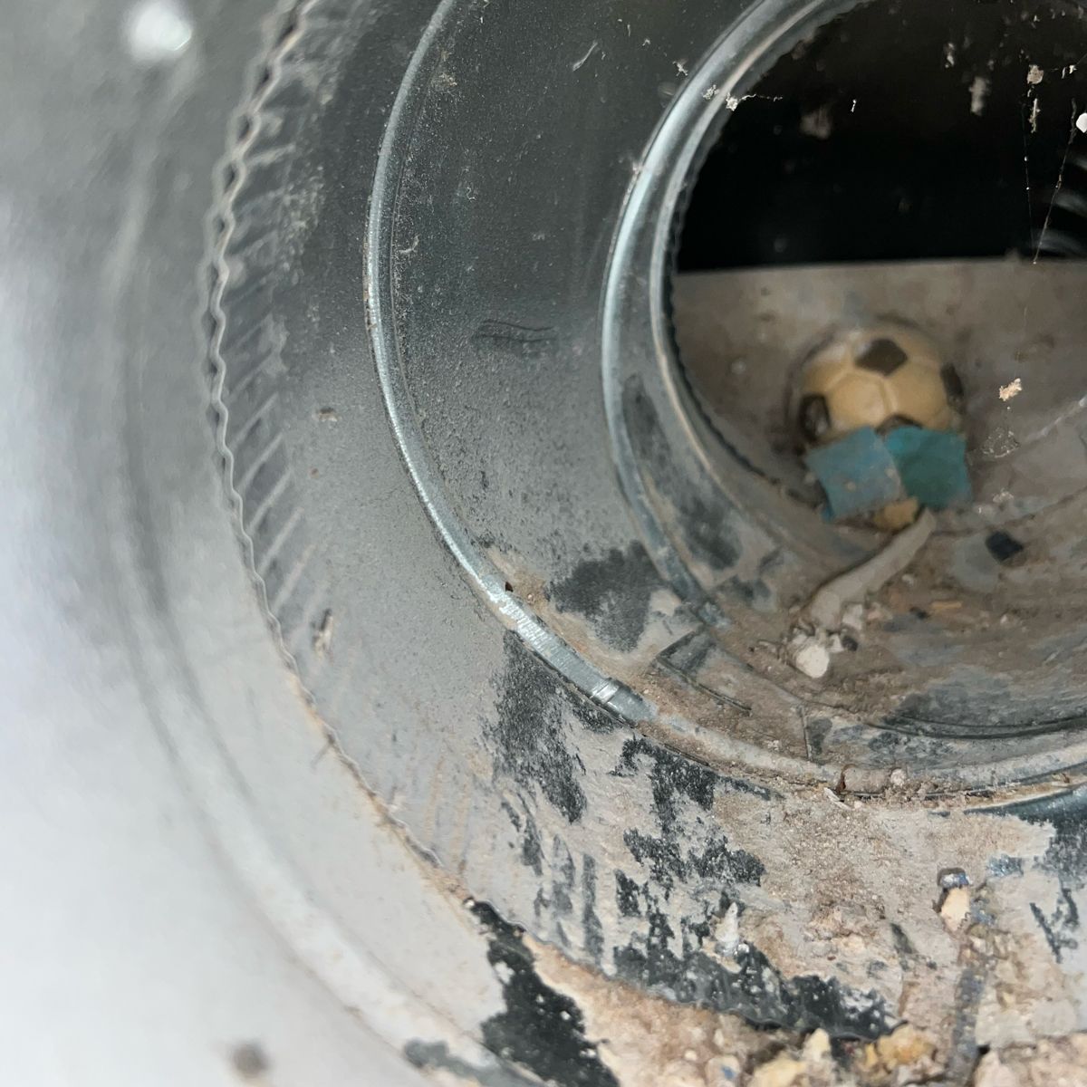 dirty residential air duct