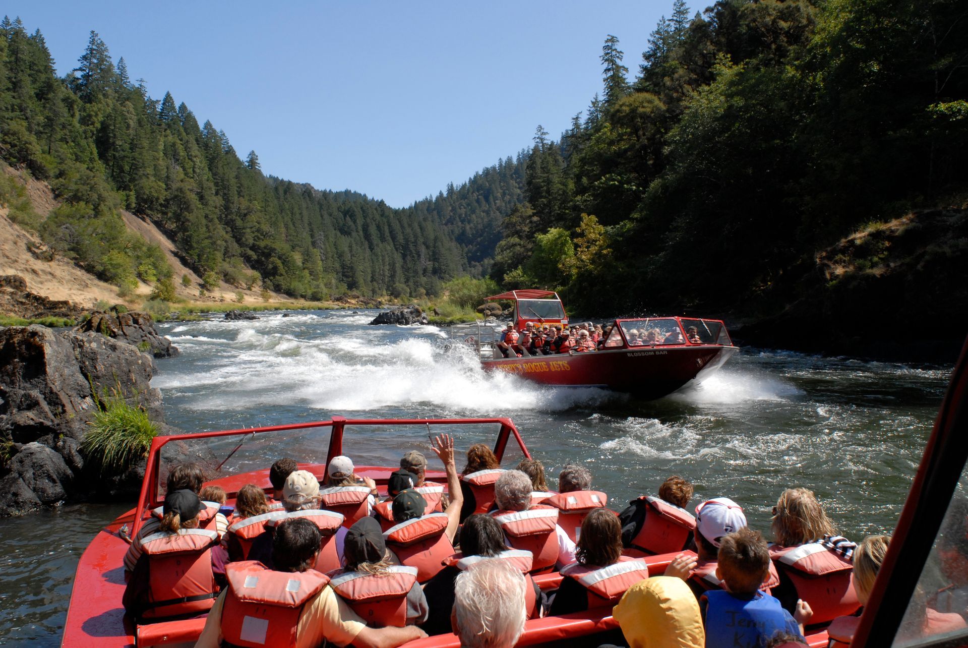 Rogue River Wilderness Whitewater Jet Boat Adventures