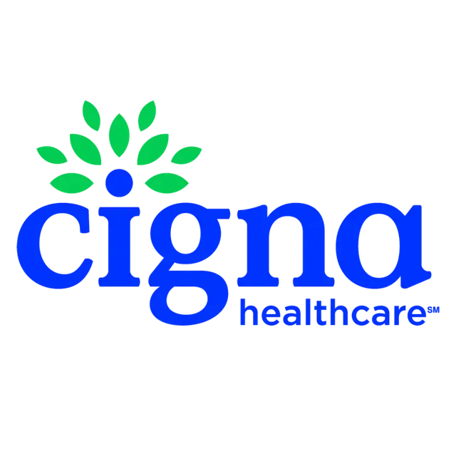 Cigna Healthcare logo: Blue text 