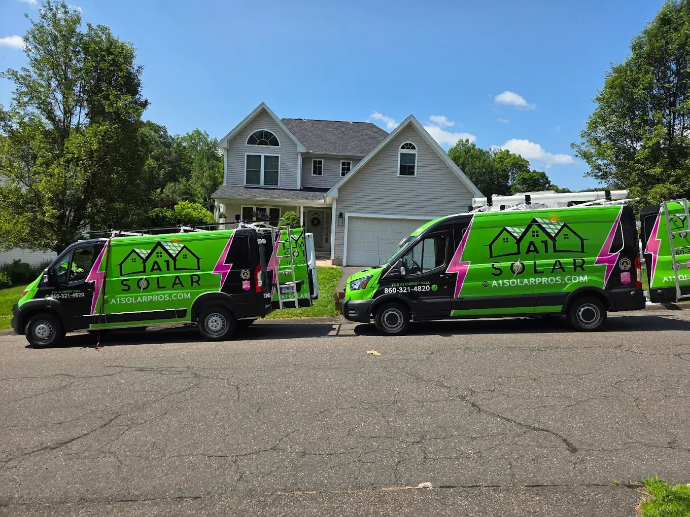A1 Solar Branding Car