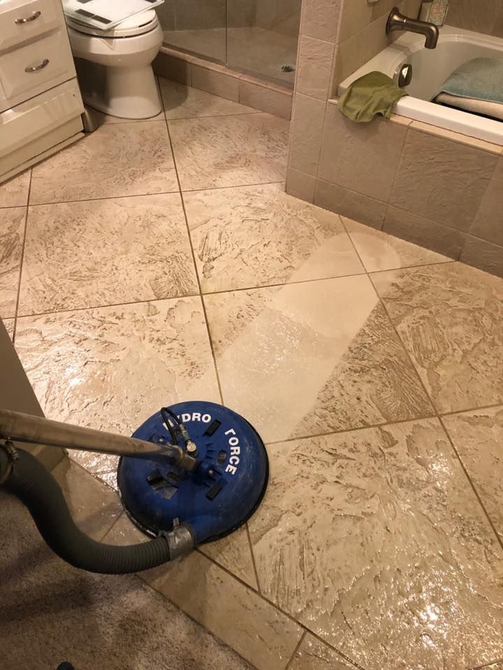 Bathroom Tile Cleaning