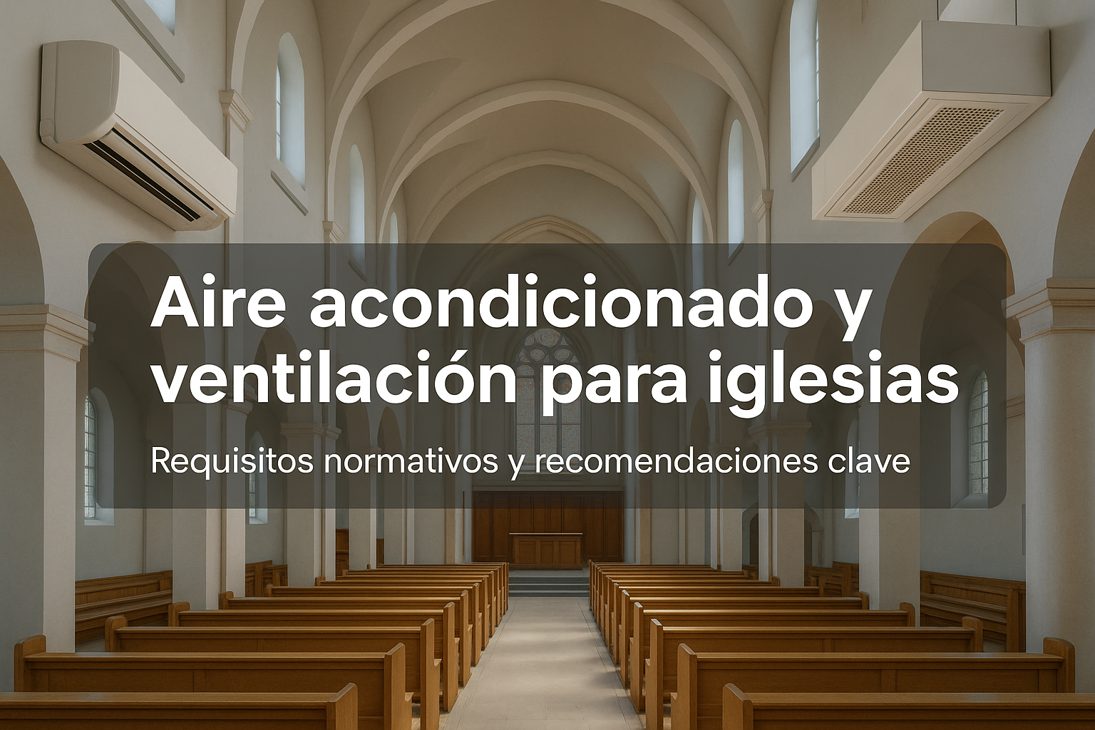 Aire acondicionado y ventilacion para iglesias
