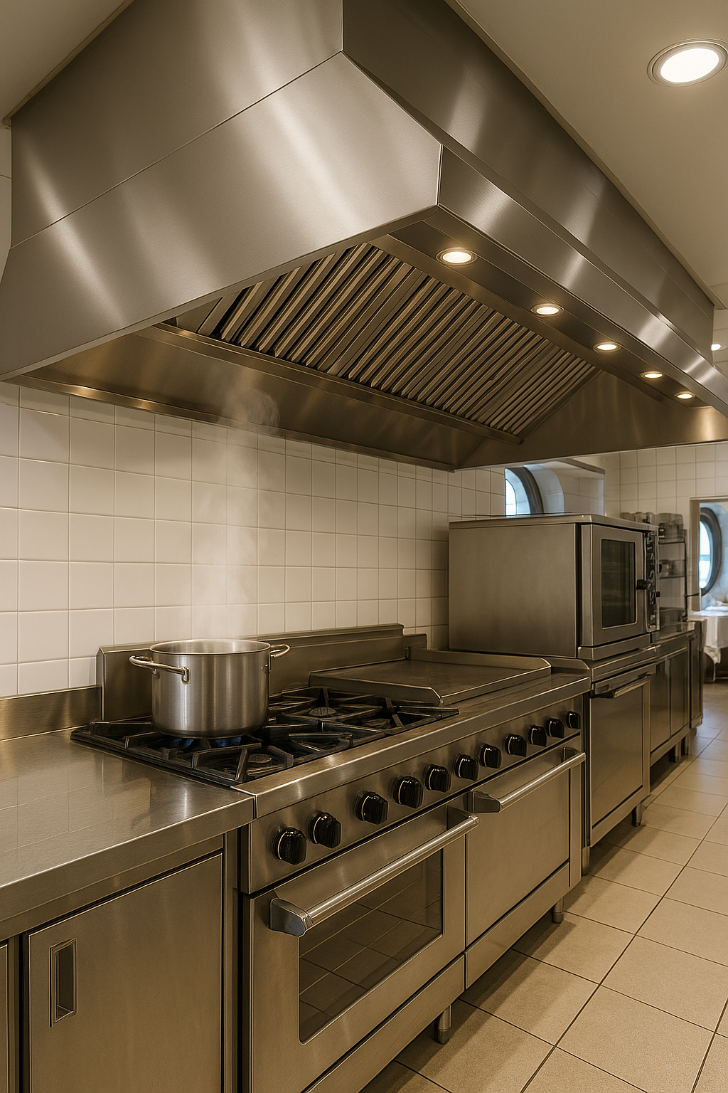 Campana de cocina industrial