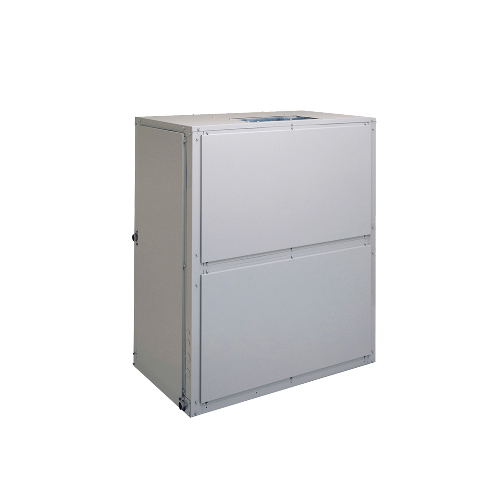 Un mueble blanco con dos cajones sobre fondo blanco.