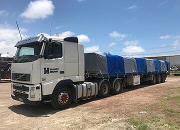 Truck — Road transport services in Townsville, QLD