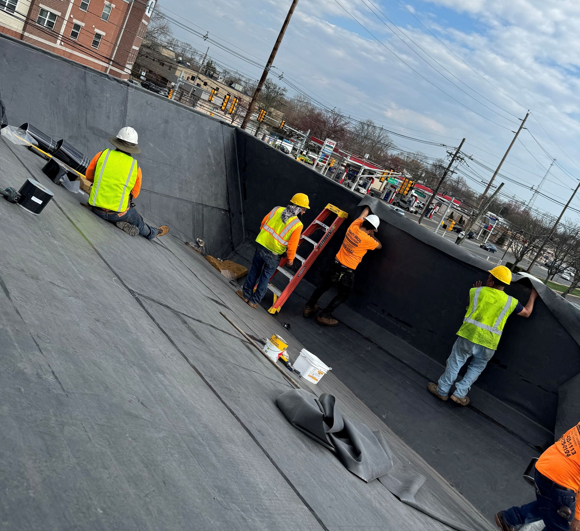 Under Construction Roof — Roofing Contractors in North Brunswick, NJ