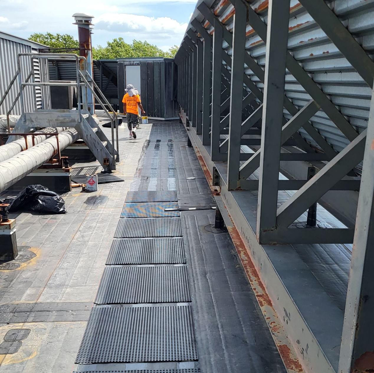 Repairing Roof — Roof Repairs in North Brunswick, NJ Repairing Roof — Roof Repairs in North Brunswick, NJ