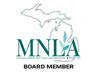 MNLA logo with Michigan outline, text 
