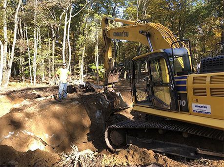 Septic Mound Install Gallery