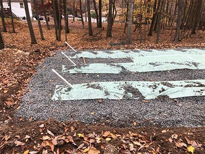 Septic Mound Install Gallery