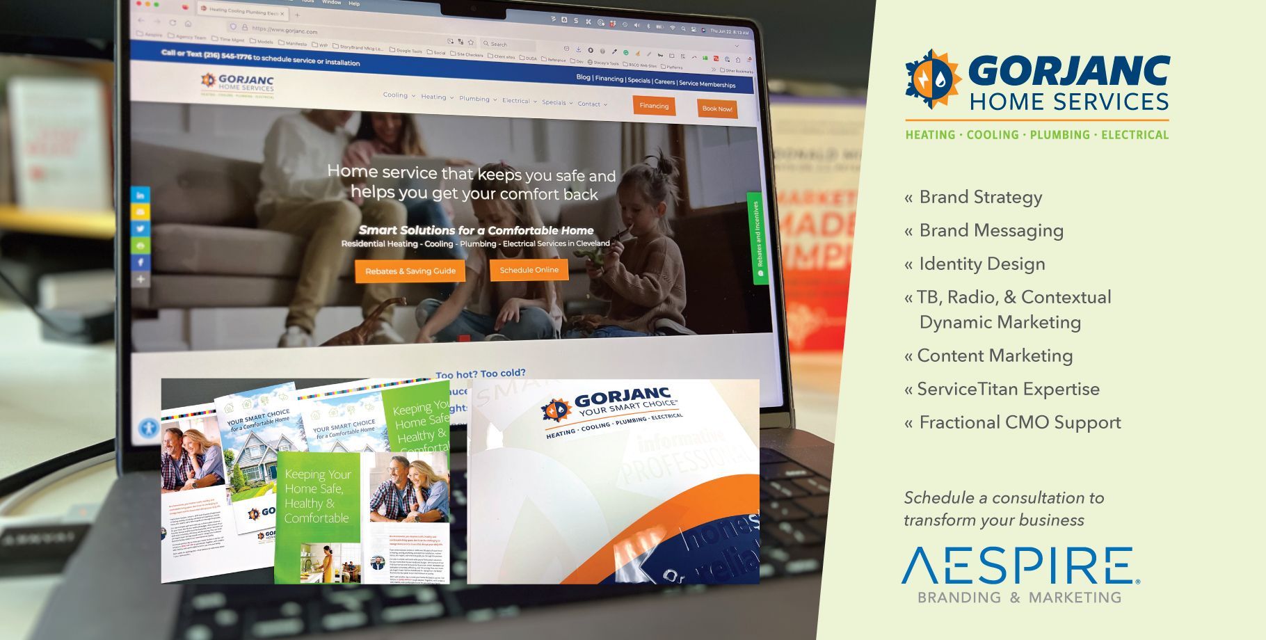 Home Services Marketing and Branding Website