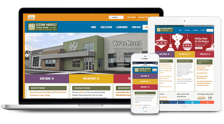Second Harvest Food Bank Website