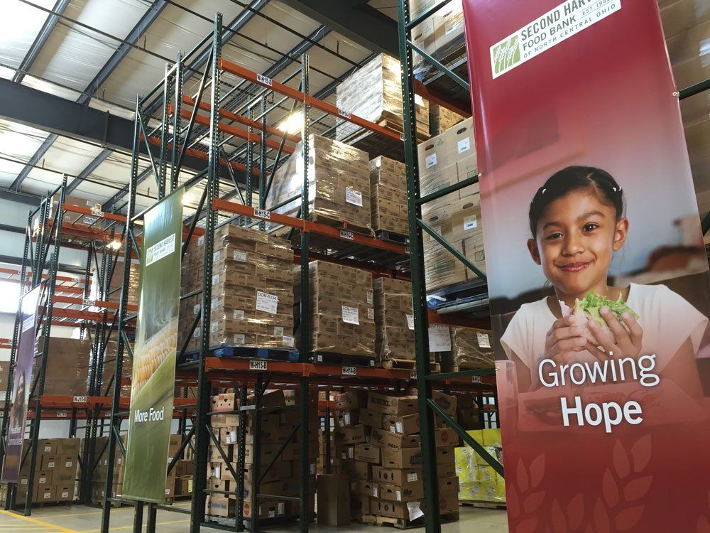 Second Harvest Food Bank Warehouse graphics