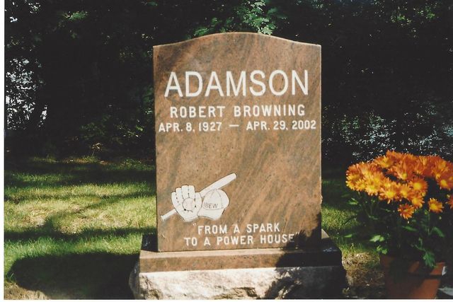 Adamson monument — Natick Memorial Works