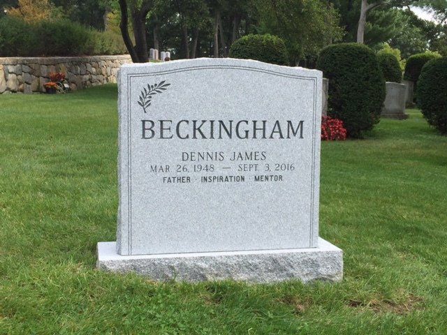 Beckingham monument — Natick Memorial Works