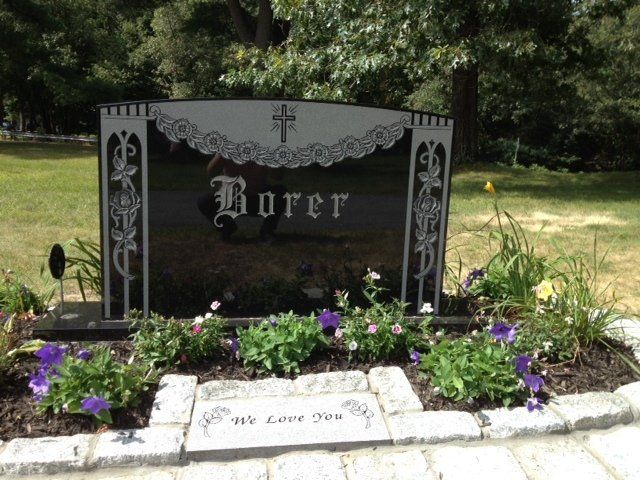 Borer monument — Natick Memorial Works