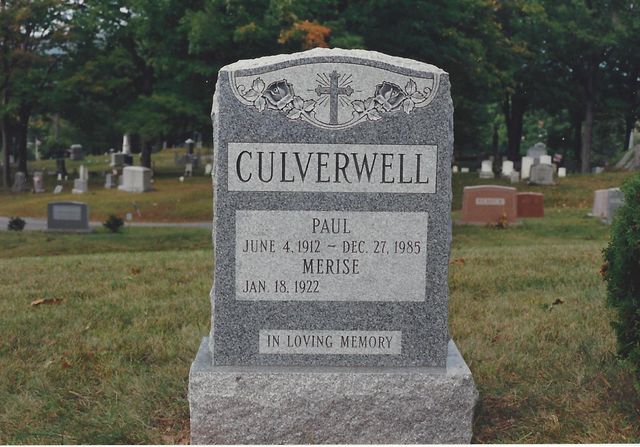 Culverwell monument — Natick Memorial Works