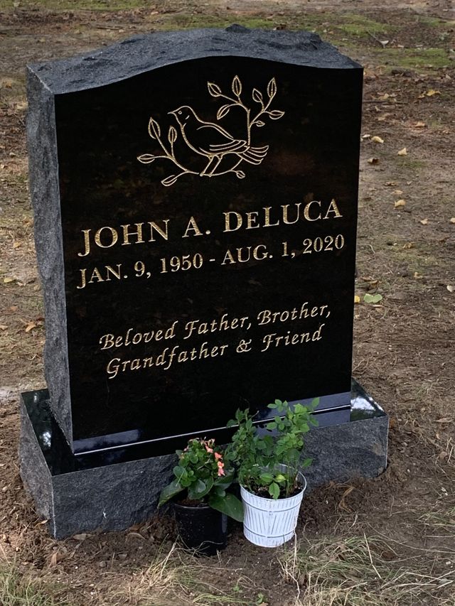 DeLuca- John monument — Natick Memorial Works