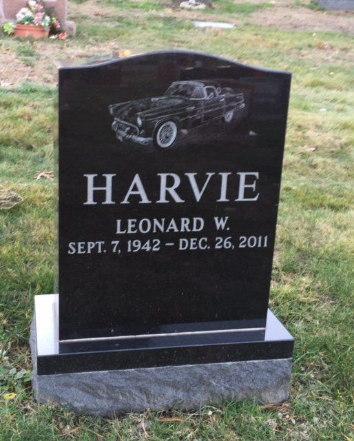 Harvie monument — Natick Memorial Works