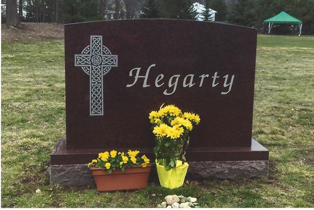 Hegarty - front monument — Natick Memorial Works