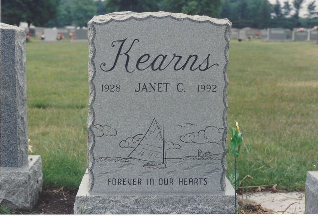 Kearns monument — Natick Memorial Works