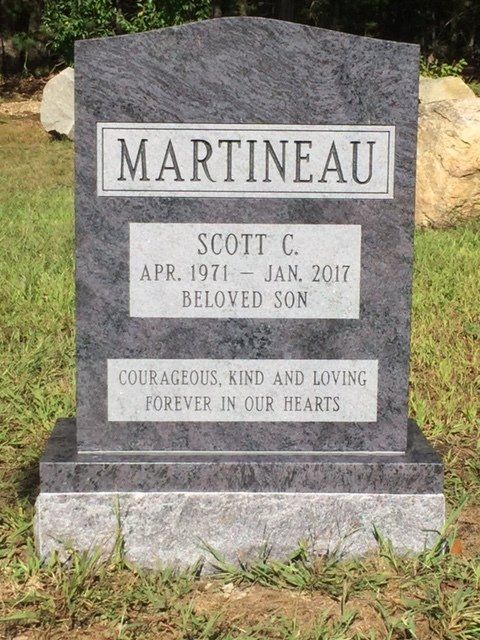 Martineau monument — Natick Memorial Works