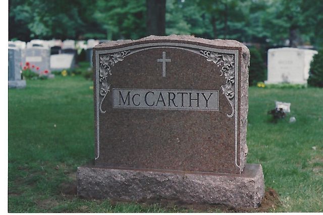 McCarthy%281%29 monument — Natick Memorial Works