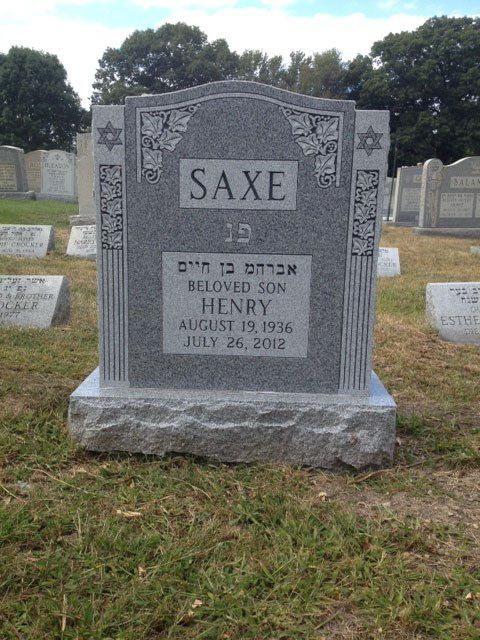 Saxe monument — Natick Memorial Works