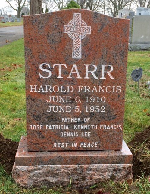 Starr- Harold monument — Natick Memorial Works
