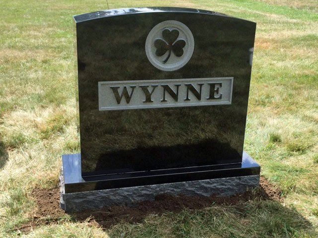 Slant-top granite monument, Natick Memorial Works