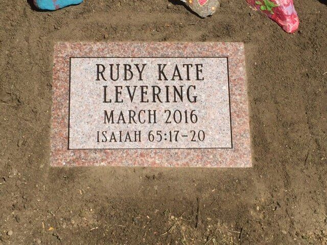 Grave marker crafted by Natick Memorial Works