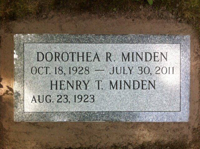 Grave marker crafted by Natick Memorial Works