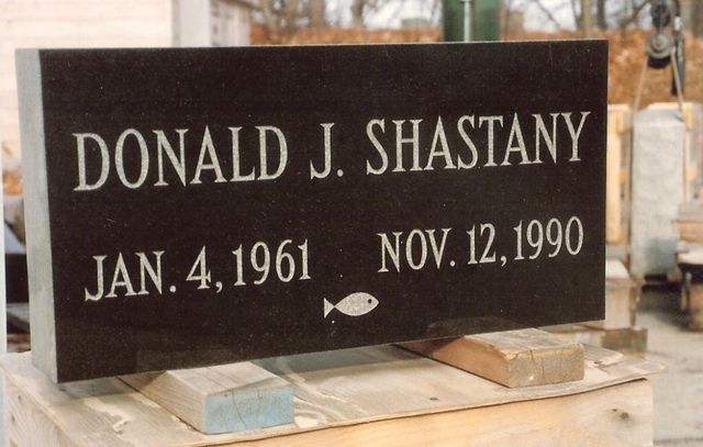 Custom grave marker — Natick Memorial Works