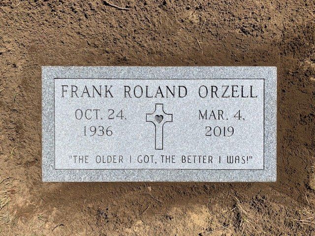 Slant-style granite grave marker, Natick Memorial Works